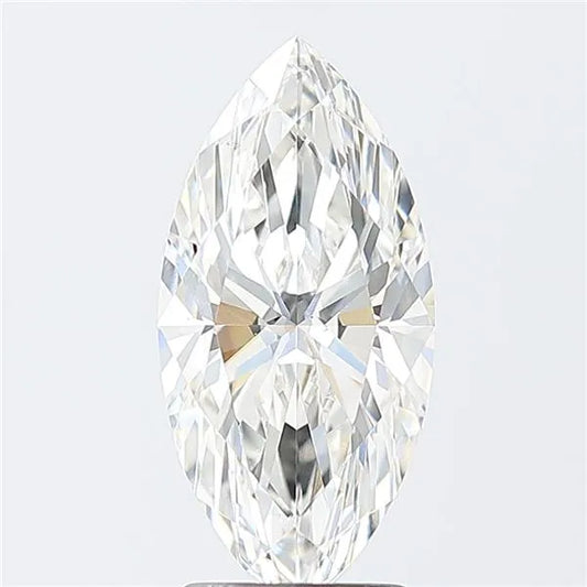 2.57ct Marquise Lab Grown Diamond (Colour H, Clarity VS1, IGI Certified)