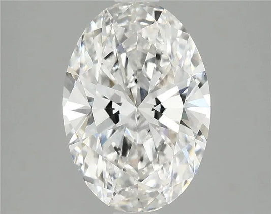 2.57ct Oval Lab Grown Diamond (Colour E, Clarity VVS2, IGI Certified)