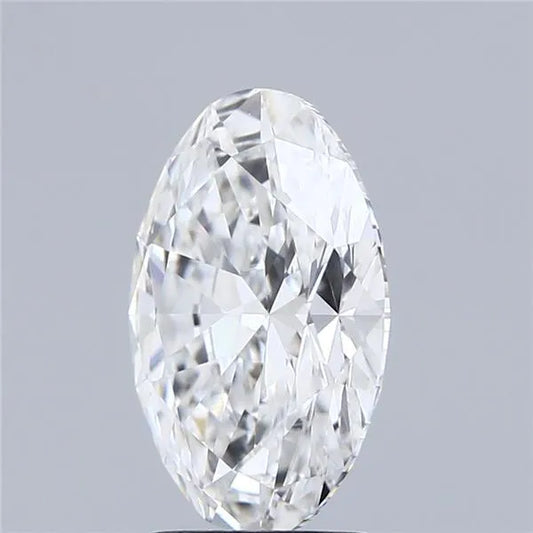 2.57ct Oval Lab Grown Diamond (Colour E, Clarity VVS2, IGI Certified)