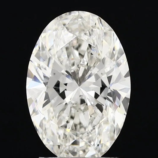 2.57ct Oval Lab Grown Diamond (Colour F, Clarity VS2, IGI Certified)