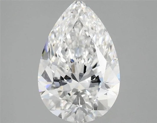 2.57ct Pear Lab Grown Diamond (Colour D, Clarity VS2, IGI Certified)