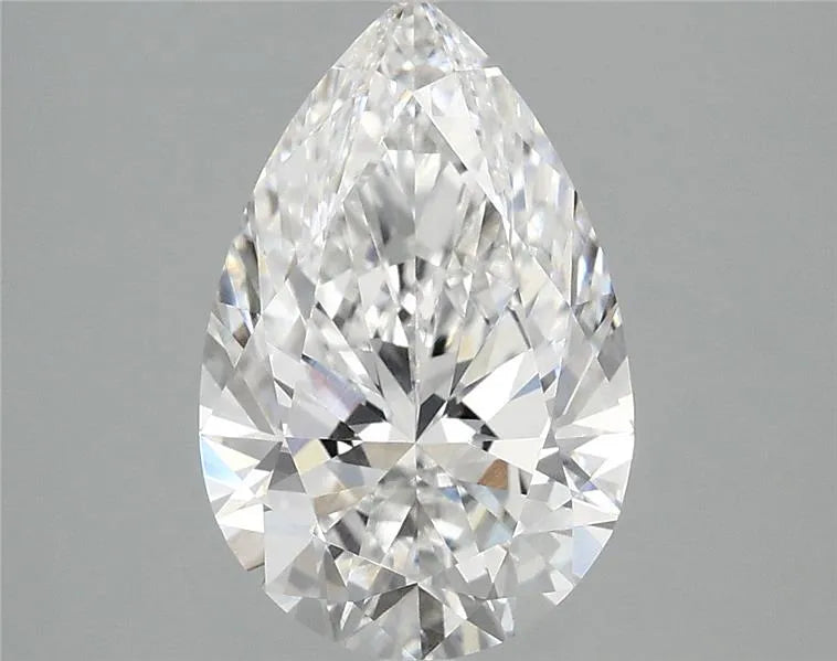 2.57ct Pear Lab Grown Diamond (Colour E, Clarity VVS2, IGI Certified)