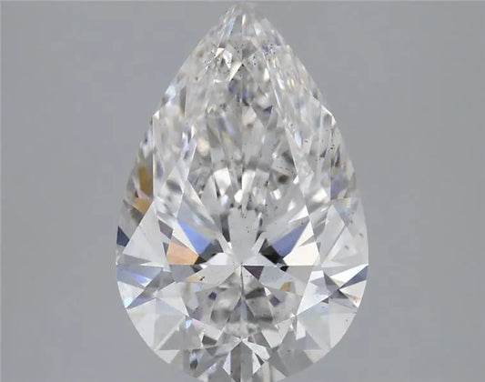 2.57ct Pear Lab Grown Diamond (Colour F, Clarity SI1, IGI Certified)