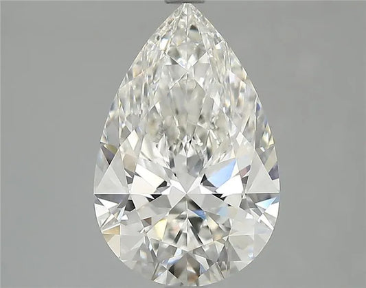 2.57ct Pear Lab Grown Diamond (Colour F, Clarity VVS2, IGI Certified)