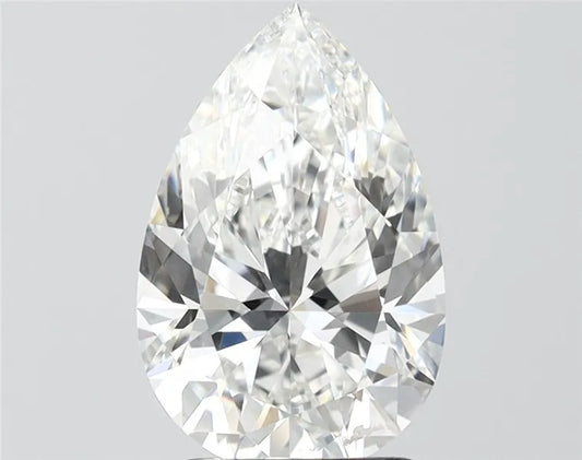 2.57ct Pear Lab Grown Diamond (Colour F, Clarity VVS2, IGI Certified)