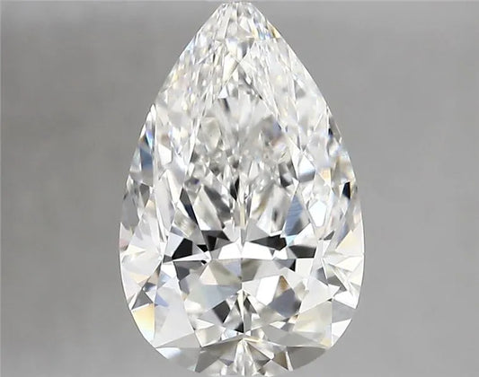2.57ct Pear Lab Grown Diamond (Colour G, Clarity VVS2, IGI Certified)