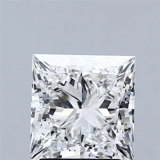 2.57ct Princess Lab Grown Diamond (Colour F, Clarity VS1, IGI Certified)