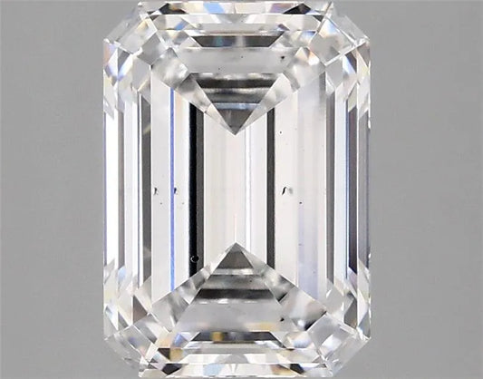 2.58ct Emerald Lab Grown Diamond (Colour E, Clarity SI1, IGI Certified)