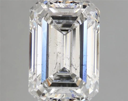 2.58ct Emerald Lab Grown Diamond (Colour F, Clarity SI1, IGI Certified)