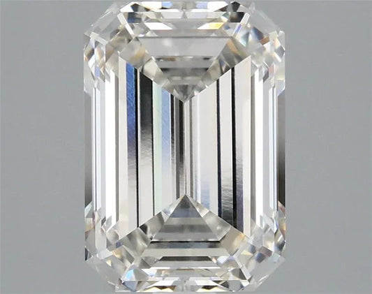 2.58ct Emerald Lab Grown Diamond (Colour H, Clarity VVS2, IGI Certified)