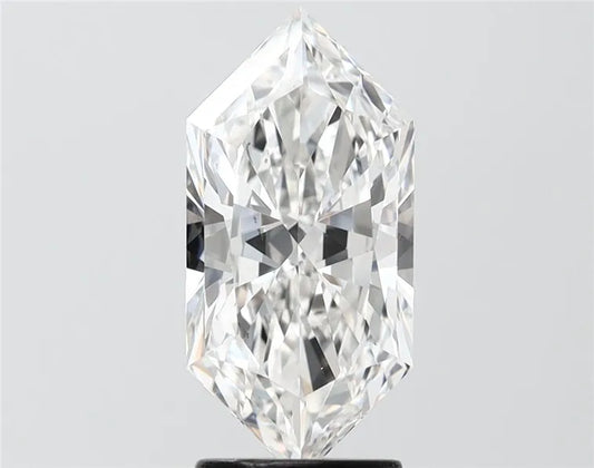 2.58ct Hexagonal Lab Grown Diamond (Colour E, Clarity VS1, IGI Certified)