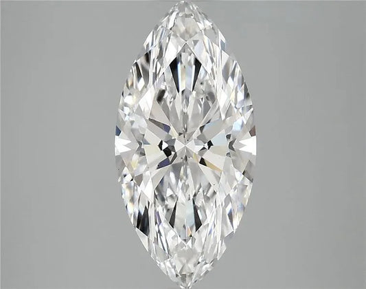 2.58ct Marquise Lab Grown Diamond (Colour D, Clarity VS2, IGI Certified)