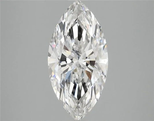 2.58ct Marquise Lab Grown Diamond (Colour F, Clarity VS2, IGI Certified)