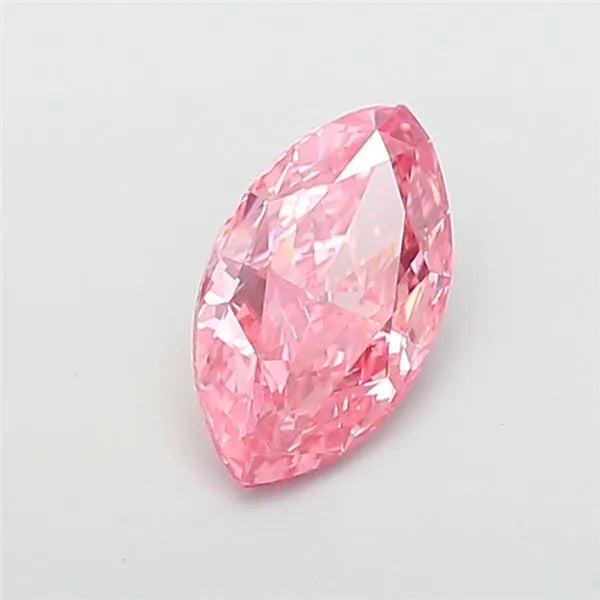 2.58ct Marquise Lab Grown Diamond (Colour Fancy Vivid Pink, Clarity VS1, IGI Certified)