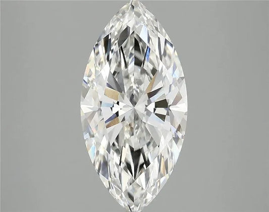 2.58ct Marquise Lab Grown Diamond (Colour G, Clarity VVS2, IGI Certified)