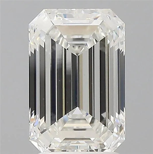 2.59ct Emerald Lab Grown Diamond (Colour F, Clarity VVS2, IGI Certified)