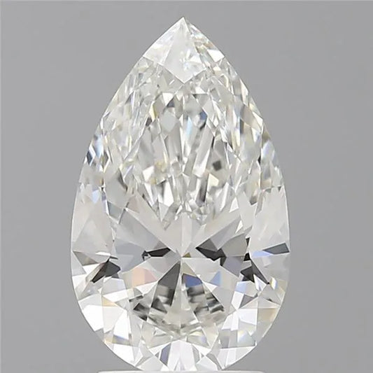 2.59ct Pear Lab Grown Diamond (Colour F, Clarity VVS2, IGI Certified)