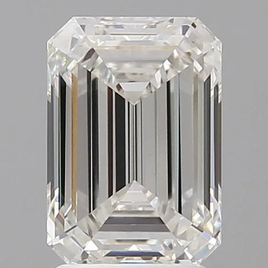 2.60ct Emerald Lab Grown Diamond (Colour F, Clarity VVS2, IGI Certified)