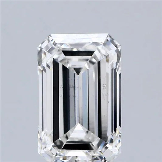 2.60ct Emerald Lab Grown Diamond (Colour G, Clarity VS2, IGI Certified)