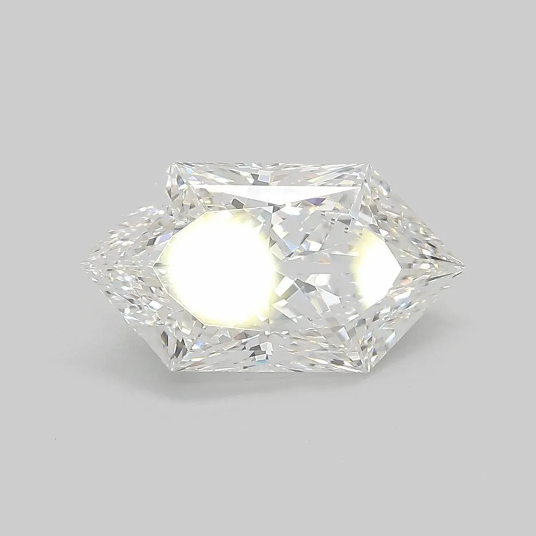 2.60ct Hexagonal Lab Grown Diamond (Colour E, Clarity VVS2, IGI Certified)