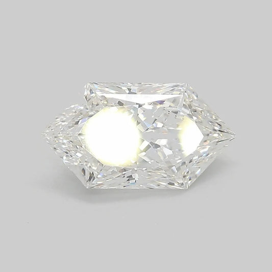 2.60ct Hexagonal Lab Grown Diamond (Colour E, Clarity VVS2, IGI Certified)