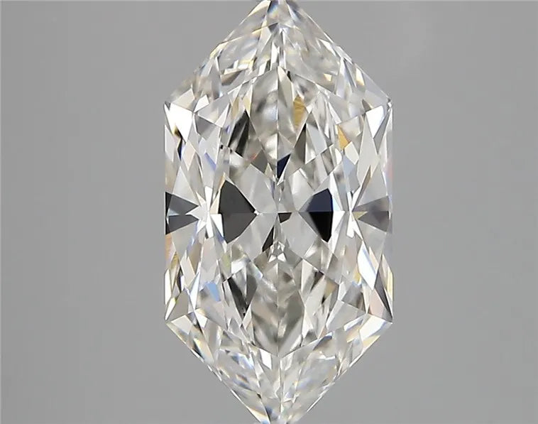 2.60ct Hexagonal Lab Grown Diamond (Colour F, Clarity VVS2, IGI Certified)