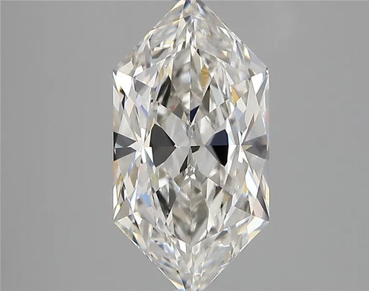 2.60ct Hexagonal Lab Grown Diamond (Colour F, Clarity VVS2, IGI Certified)