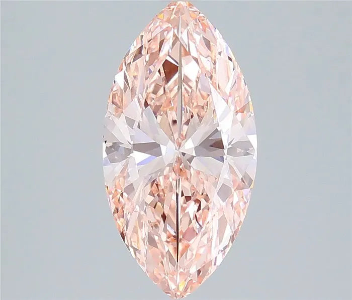 2.60ct Marquise Lab Grown Diamond (Colour Fancy Vivid Pink, Clarity VVS2, IGI Certified)