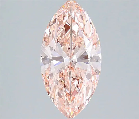 2.60ct Marquise Lab Grown Diamond (Colour Fancy Vivid Pink, Clarity VVS2, IGI Certified)