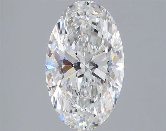 2.60ct Oval Lab Grown Diamond (Colour E, Clarity VVS2, IGI Certified)