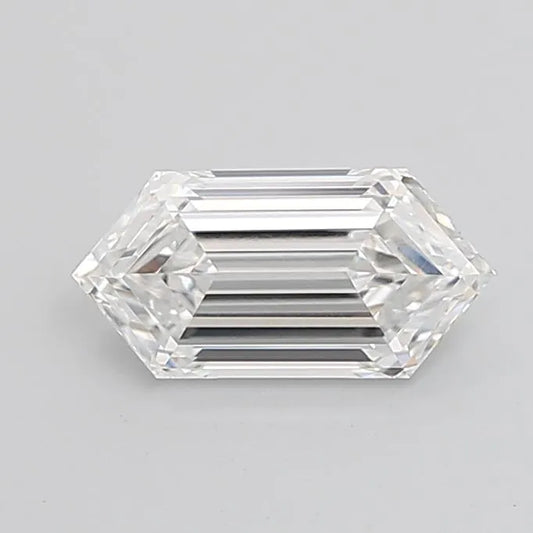2.61ct Hexagonal Lab Grown Diamond (Colour E, Clarity VVS2, IGI Certified)