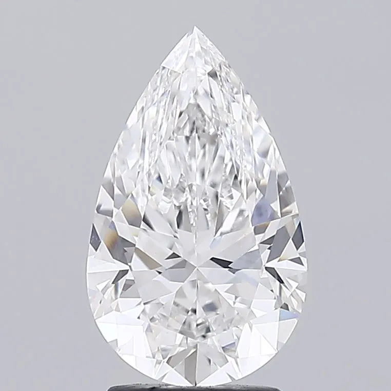 2.62ct Pear Lab Grown Diamond (Colour E, Clarity VVS2, IGI Certified)