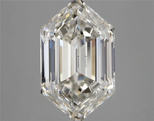2.63ct Hexagonal Lab Grown Diamond (Colour G, Clarity VVS2, IGI Certified)