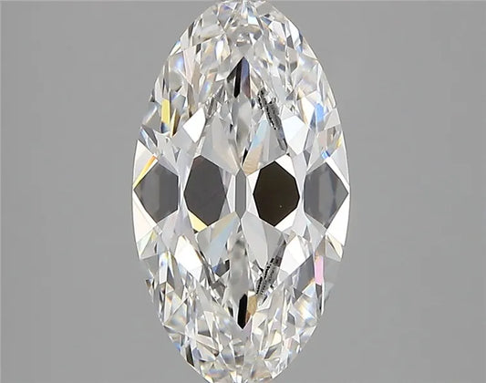2.64ct Oval Lab Grown Diamond (Colour E, Clarity VVS2, IGI Certified)