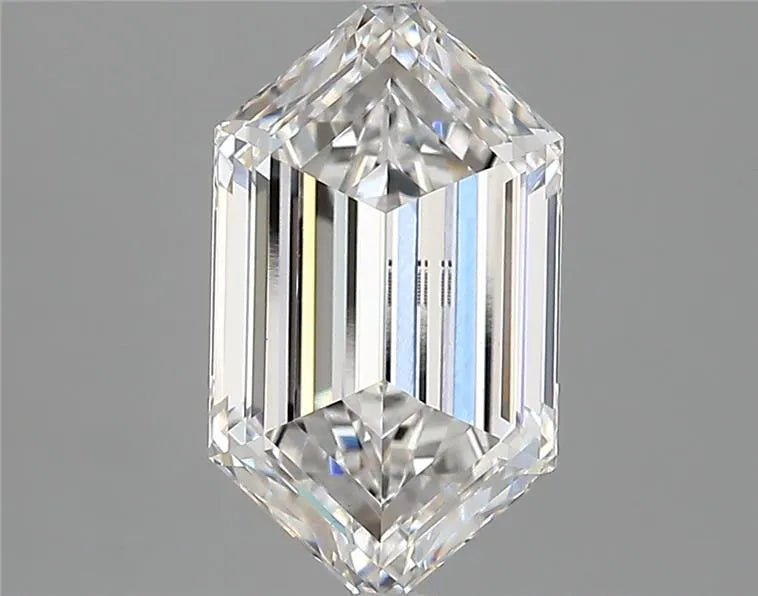 2.65ct Hexagonal Lab Grown Diamond (Colour D, Clarity VVS2, IGI Certified)