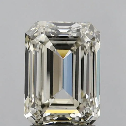 2.67ct Emerald Lab Grown Diamond (Colour J, Clarity VVS2, IGI Certified)