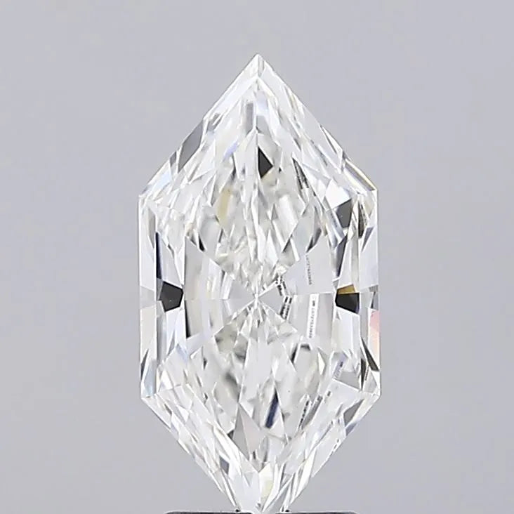 2.68ct Hexagonal Lab Grown Diamond (Colour G, Clarity VS1, IGI Certified)