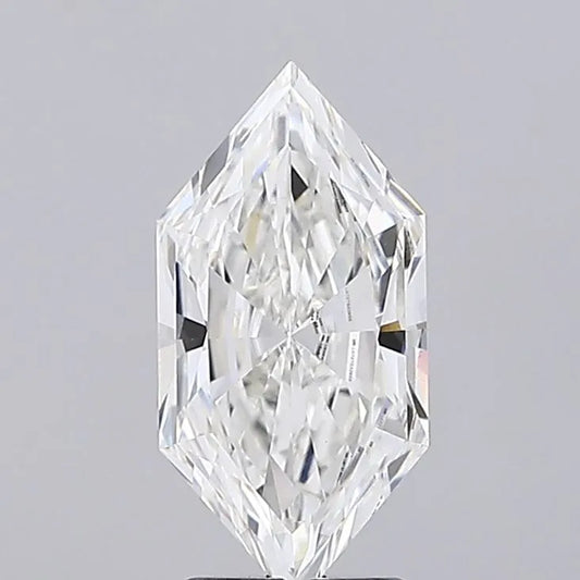 2.68ct Hexagonal Lab Grown Diamond (Colour G, Clarity VS1, IGI Certified)