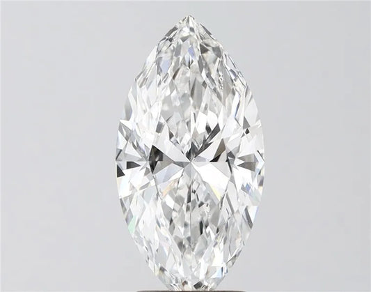 2.71ct Marquise Lab Grown Diamond (Colour F, Clarity VVS2, IGI Certified)