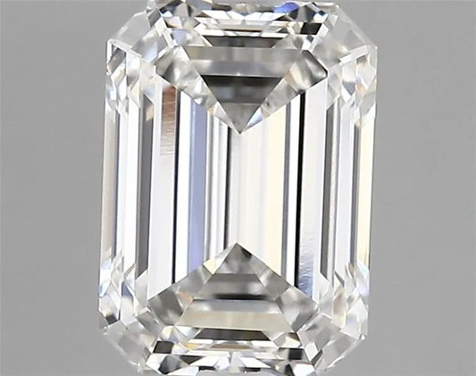 2.73ct Emerald Lab Grown Diamond (Colour F, Clarity VVS1, IGI Certified)