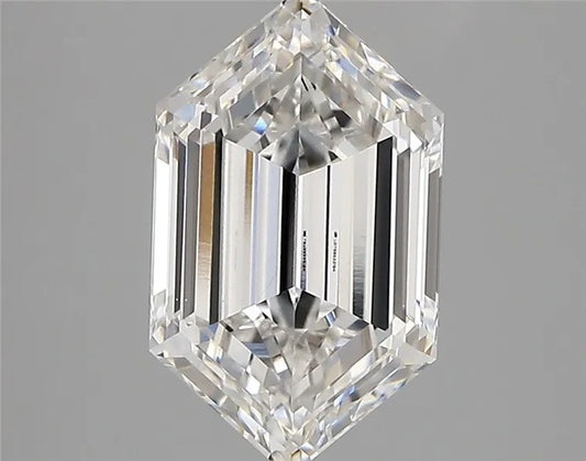 2.73ct Hexagonal Lab Grown Diamond (Colour E, Clarity VS1, IGI Certified)