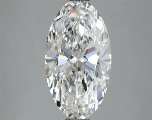 2.73ct Oval Lab Grown Diamond (Colour E, Clarity VVS2, IGI Certified)