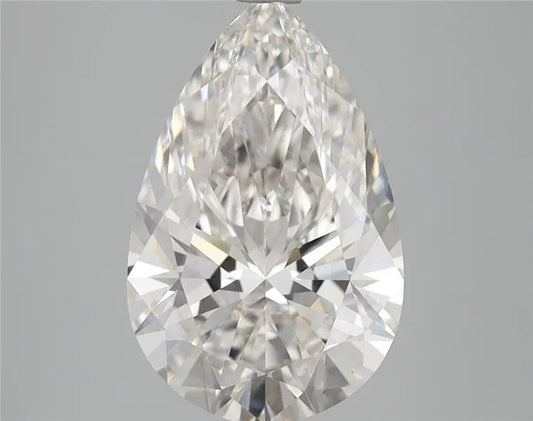 2.73ct Pear Lab Grown Diamond (Colour G, Clarity VS1, IGI Certified)