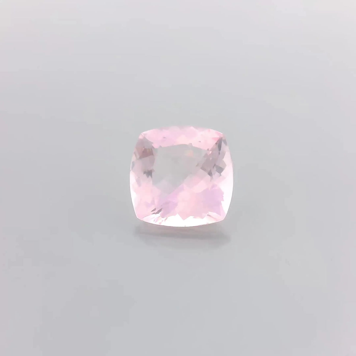 2.74ct Cushion Natural Morganite (Colour Pink, Clarity Eye Clean, Cut Faceted)