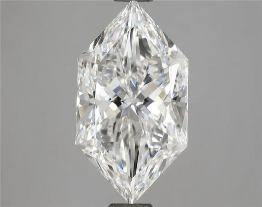 2.75ct Hexagonal Lab Grown Diamond (Colour D, Clarity VVS2, IGI Certified)