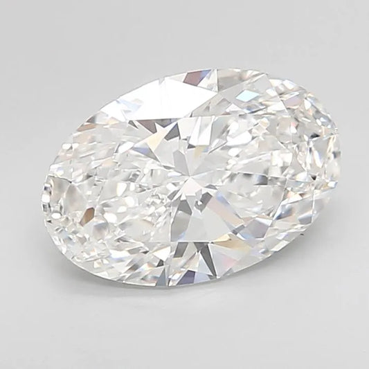 2.75ct Oval Lab Grown Diamond (Colour E, Clarity VVS2, IGI Certified)