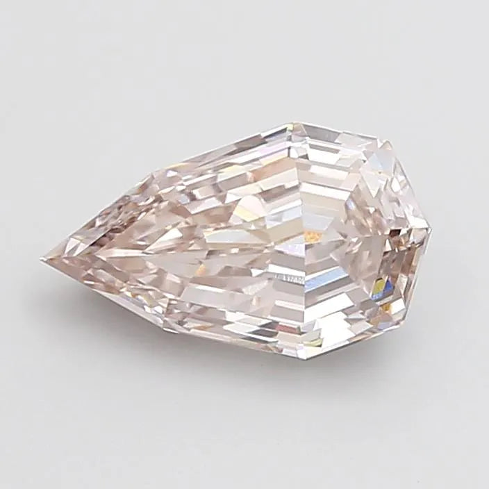 2.75ct Pear Lab Grown Diamond (Colour Very Light Brown, Clarity VS1, IGI Certified)