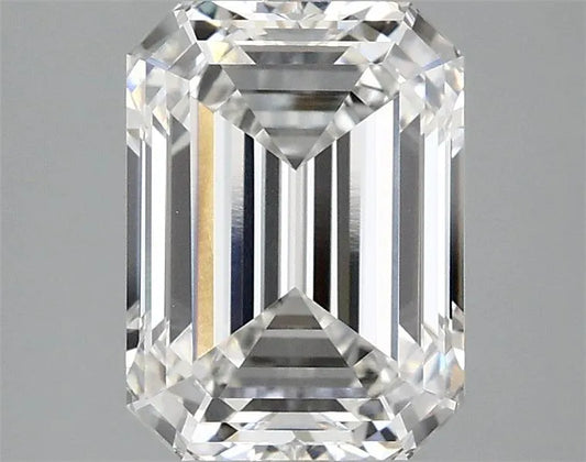 2.76ct Emerald Lab Grown Diamond (Colour F, Clarity VVS2, IGI Certified)