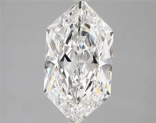 2.76ct Hexagonal Lab Grown Diamond (Colour E, Clarity VVS2, IGI Certified)
