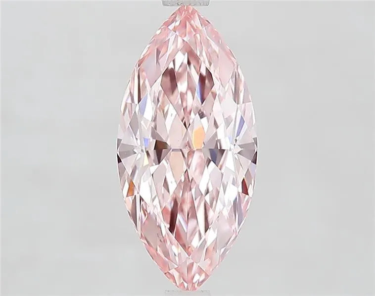 2.76ct Marquise Lab Grown Diamond (Colour Fancy Vivid Pink, Clarity VVS2, IGI Certified)